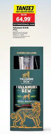Lidl Whiskey + szklanka Tullamore Dew Original oferta