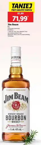 Lidl Bourbon Jim Beam oferta
