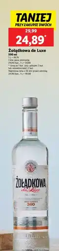 Lidl Wódka Żołądkowa Gorzka De Luxe oferta