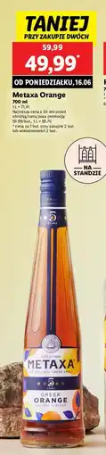 Lidl Brandy Metaxa 5* Greek Orange oferta