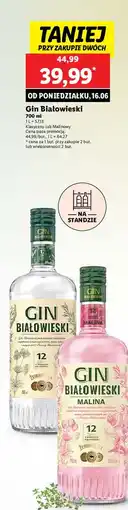 Lidl Gin Białowieski oferta