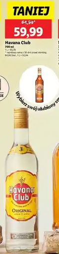 Lidl Rum Havana Club Anejo 3 Y.o oferta