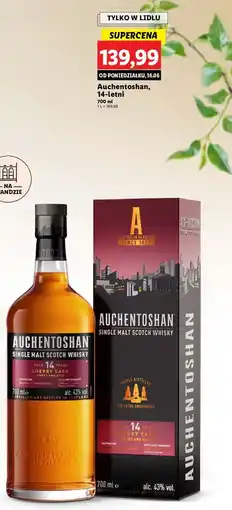 Lidl Whisky karton Auchentoshan 14 Yo oferta