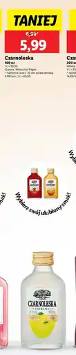 Lidl Wódka 28% Czarnoleska Wiśnia oferta
