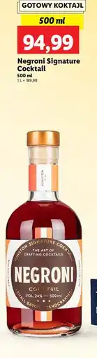 Lidl Likier Negroni Signature Cocktail oferta
