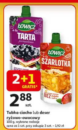 Auchan Deser szarlotka Łowicz oferta