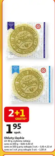 Auchan Oblaty śląskie light Śląskie oblaty oferta