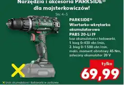 Kaufland PARKSIDE Wiertarko-wkrętarka akumulatorowa PABS 20-Li I9 oferta