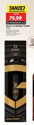 Lidl Grant's ze szklanką, 12-letni oferta