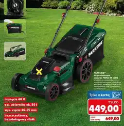 Kaufland PARKSIDE Akumulatorowa kosiarka PRMA 40-Li D2 oferta
