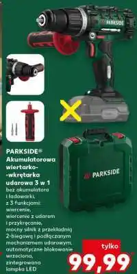 Kaufland PARKSIDE Akumulatorowa wiertarko-wkrętarka udarowa 3 w 1 oferta