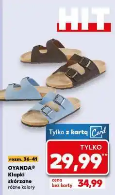 Kaufland OYANDA Klapki skórzane oferta