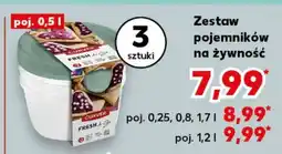 Kaufland Zestaw pojemników na żywność oferta