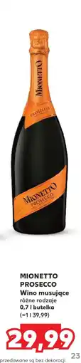 Kaufland MIONETTO PROSECCO oferta