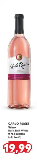 Kaufland CARLO ROSSI Wino oferta