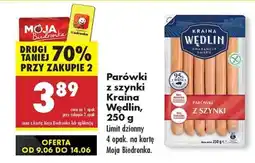 Biedronka Parówki z szynki Kraina Wędlin , 250 g oferta