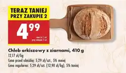 Biedronka Chleb orkiszowy z ziarnami, 410 g oferta