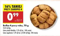 Biedronka Bułka 4 pory roku 70 g oferta