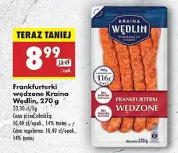 Biedronka Frankfurterki wędzone Kraina Wędlin , 270 g oferta