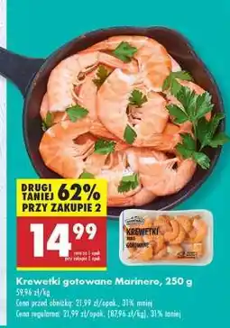 Biedronka Krewetki gotowane Marinero 250 g oferta