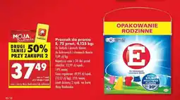 Biedronka Proszek do prania E, 75 prań, 4,125 kg oferta