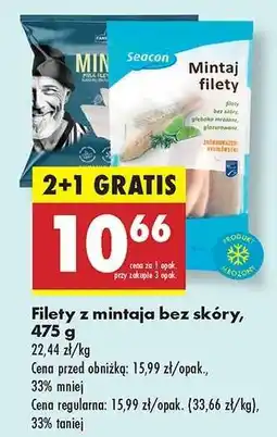 Biedronka Filety z mintaja bez skóry 475 g oferta