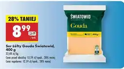 Biedronka Ser żółty Gouda Światowid, 400 g oferta