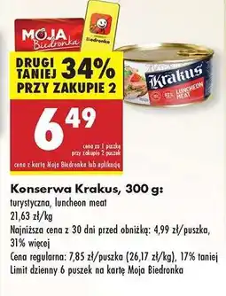 Biedronka Konserwa Krakus 300 g oferta
