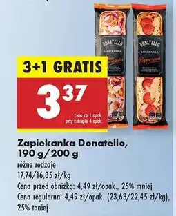Biedronka Zapiekanka Donatello, 190 g/200 g oferta