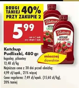 Biedronka Ketchup Pudliszki, 480 g oferta
