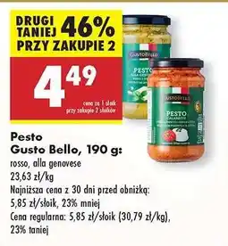 Biedronka Pesto Gusto Bello, 190 g oferta