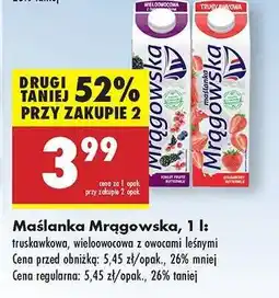 Biedronka Maślanka Mrągowska, 1 l oferta
