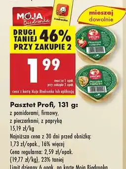 Biedronka Pasztet Profi, 131 g oferta
