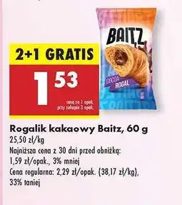 Biedronka Rogalik kakaowy Baitz 60 g oferta