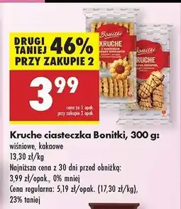 Biedronka Kruche ciasteczka Bonitki 300 g oferta
