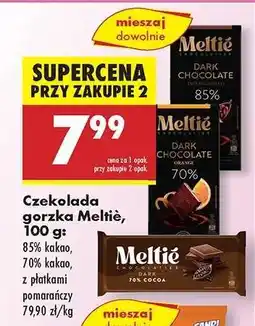 Biedronka Czekolada gorzka Meltié, 100 g oferta