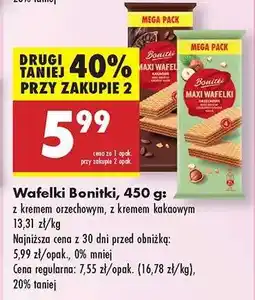 Biedronka Wafelki Bonitki, 450 g oferta