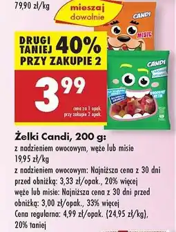 Biedronka Żelki Candi, 200 g oferta