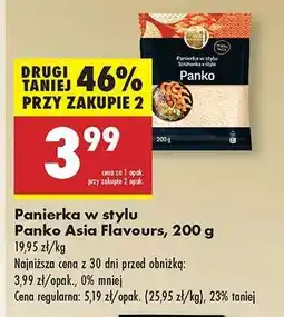 Biedronka Panierka w stylu Panko Asia Flavours, 200 g oferta