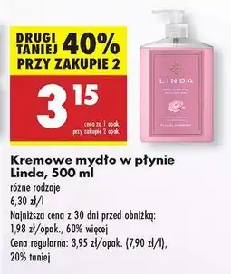 Biedronka Kremowe mydło w płynie Linda, 500 ml oferta