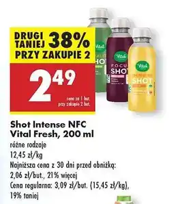 Biedronka Shot Intense NFC Vital Fresh, 200 ml oferta