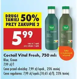 Biedronka Coctail Vital Fresh, 750 ml oferta