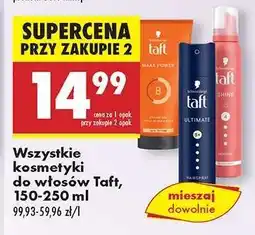 Biedronka Wszystkie kosmetyki do włosów Taft, 150-250 ml oferta