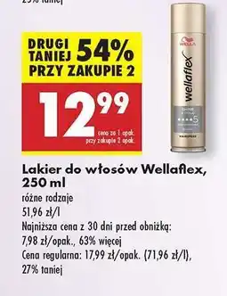 Biedronka Lakier do włosów Wellaflex, 250 ml oferta