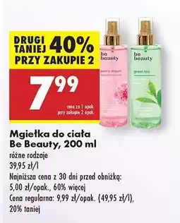 Biedronka Mgiełka do ciała Be Beauty 200 ml oferta