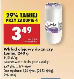 Biedronka Wkład olejowy do zniczy Lumia 240 g oferta