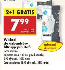 Biedronka Wkład do dzbanków filtrujących Dafi oferta