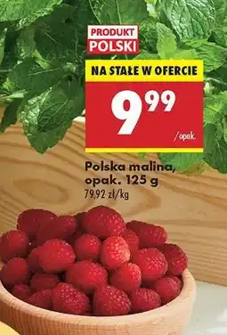 Biedronka Polska malina opak 125 g oferta