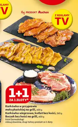 Auchan Boczek w przyprawach na grill Auchan oferta