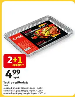 Auchan Tacki aluminiowe na grilla Aec oferta